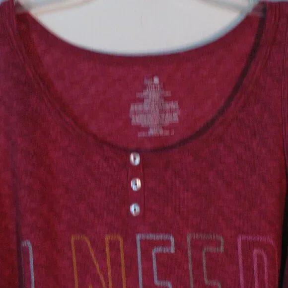 * 2/$15 Secret Treasures Sleep Top Large 12 14 Pink I Need A Nap Sleeveless Tank - Picture 3 of 4